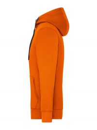 Herren Zip-Jacke Orange